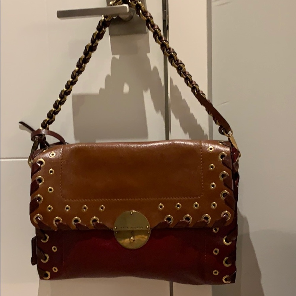 Marc Jacobs Cognac and Gold Gotham Couture Bag